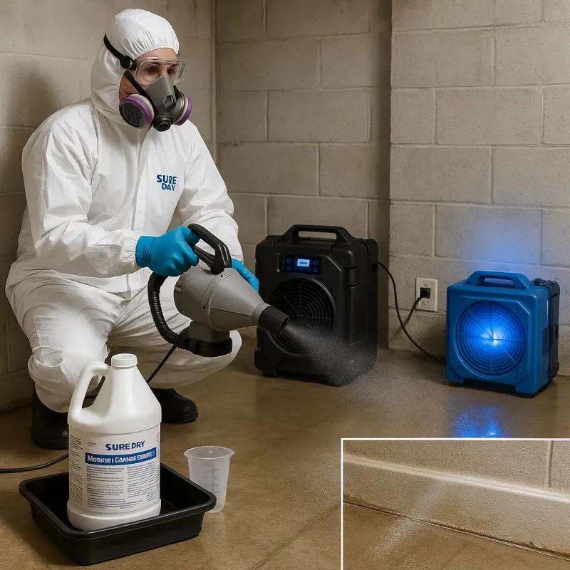Sanitization and Odor Removal process in Cross City, FL